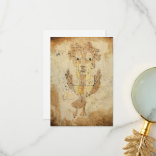 Angelus Novus von Paul Klee Dankeskarte