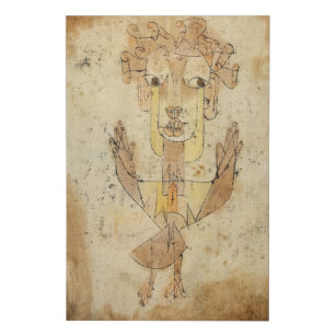 Angelus Novus von Paul Klee Künstlicher Leinwanddruck