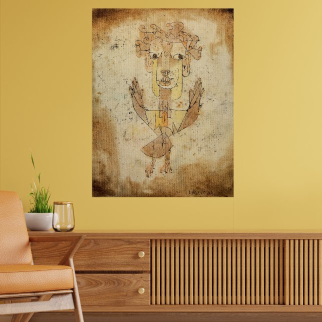 Angelus Novus von Paul Klee Poster (Wohnzimmer 2)