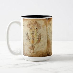 Angelus Novus von Paul Klee Zweifarbige Tasse