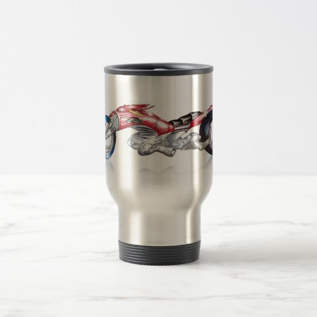 Angelvisionen hypercycle Konzept-Kunst-Tasse Reisebecher (Mittel)