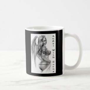 angelwithhornsbnwflash tasse