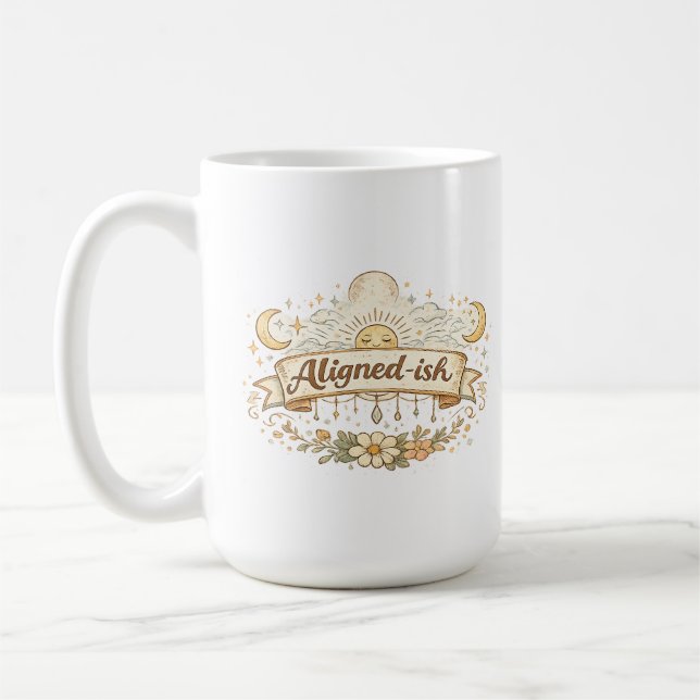 Angemessen lustiger spiritueller Kaffeebecher Kaffeetasse (Links)