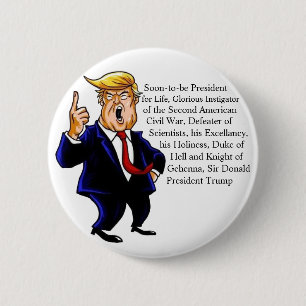 Angemessene Art und Weise, Donald Trump zu begegne Button