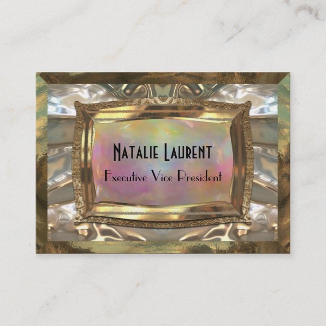 Angemessene Eitelkeit Ella berufliches 3,5" x 2,5" Visitenkarte (Vorderseite)