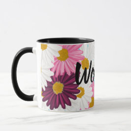 Angemessene mehrfarbige Gänseblümchen-Tasse Tasse