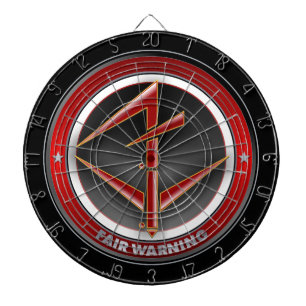 Angemessene warnende Dartscheibe