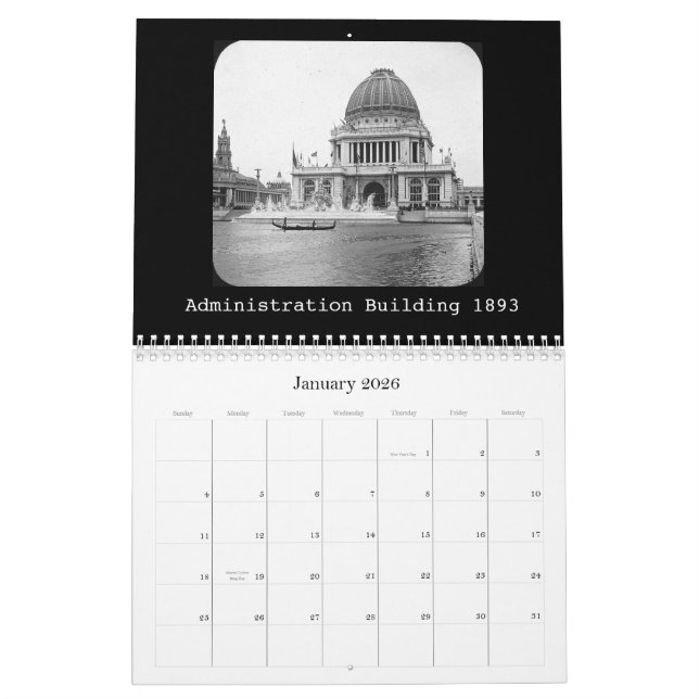 Angemessenes 1893 der Kalender-Welten Kalender (Jan 2026)