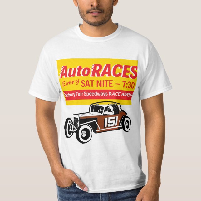 Angemessenes Racearena Auto Danbury läuft Bill T-Shirt (Vorderseite)
