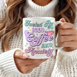 Angenährt von Icced Coffee and Angstgefühl Tasse