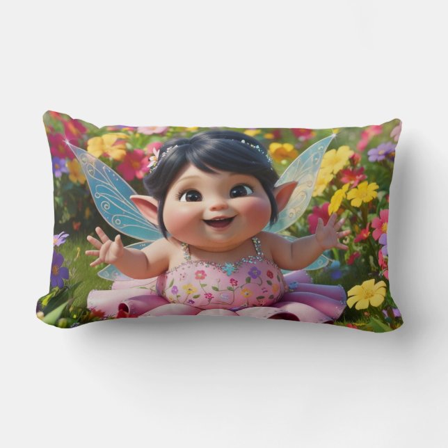 Angenehm verzauberte Fee Lendenkissen (Vorderseite)