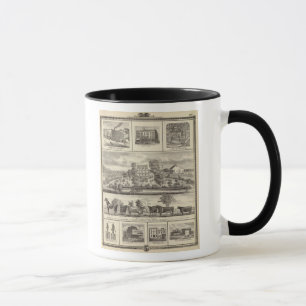 Angenehme Hügellandschaften im Dékorah Tasse