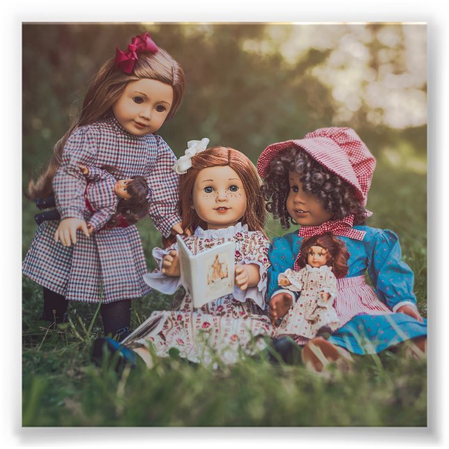 Angenehme Mädchen Fotodruck (Vorne)