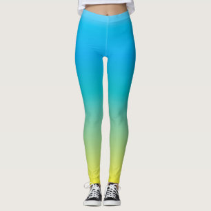 Angenehme Stimmung (grün-blaue gelbe Leggings