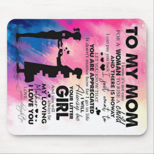 Angenehmer Brief an die Mama   Liebliches Geschenk Mousepad