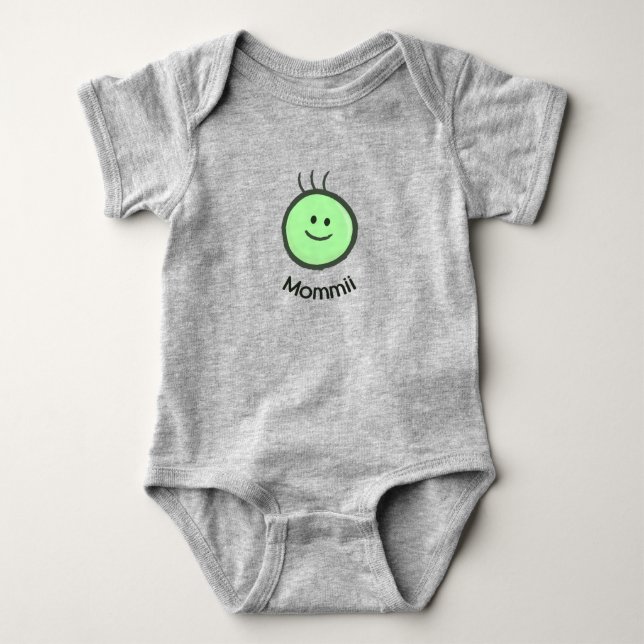Angenehmer Charakter Baby Strampler (Vorderseite)