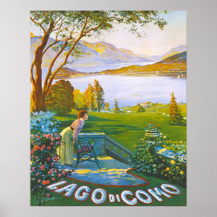 Angenehmer Comer See Italien Poster