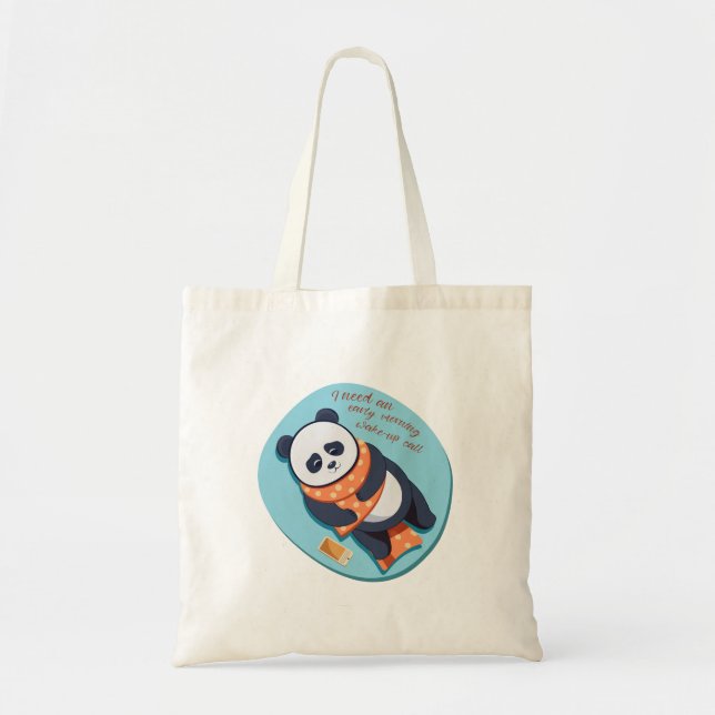 Angenehmer Panda-Notruf Tragetasche (Vorne)