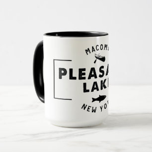 Angenehmes See-Schwarzes 15-Unze-kombinierte Tasse