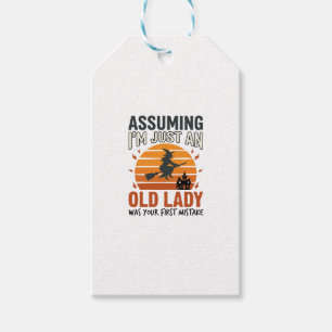 Angenommen, ich bin nur eine alte Hexen-Lady Hallo Geschenkanhänger