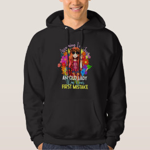 Angenommen, ich bin nur eine alte Hippie-Blumenkin Hoodie