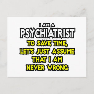 Angenommen, ich habe nie Unrecht Postkarte