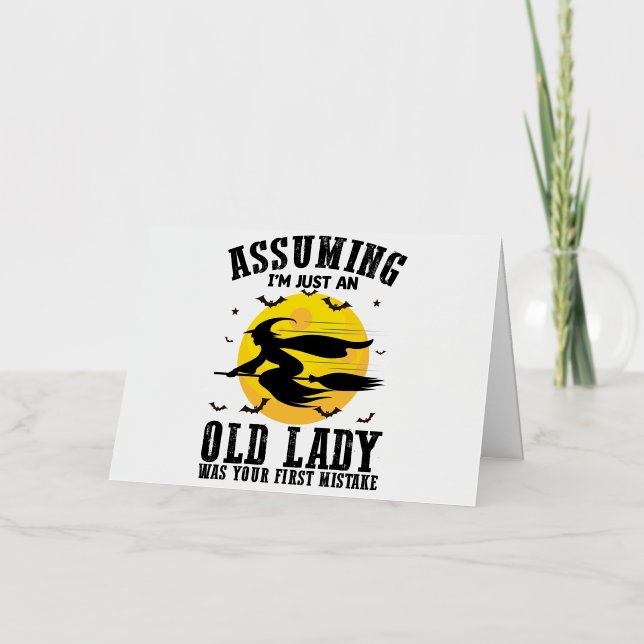 Angenommen, ich wäre nur eine alte Dame, war deine (Vorderseite)