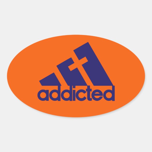 angenommen ovaler aufkleber (Vorderseite)