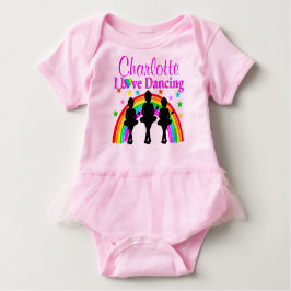 ANGENOMMEN PERSONALISIERT I LIEBE TUTU TANZEN BABY T-SHIRT