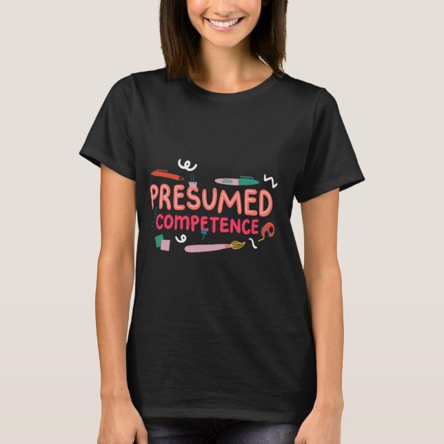 Angenommene Kompetenz T-Shirt (Vorderseite)