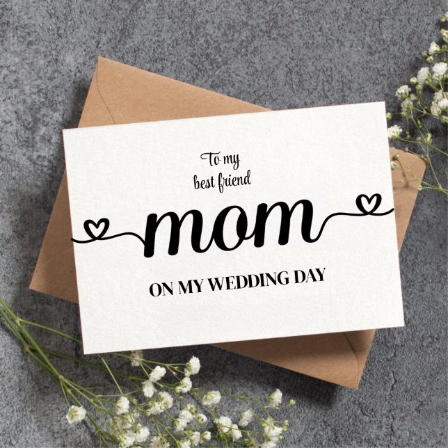 Angepasst für meine beste Freundin Mama Dankeskarte (Von Creator hochgeladen)