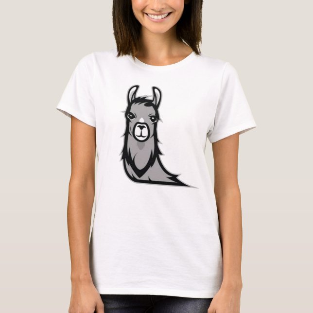 Angepasst Llama T-Shirt (Vorderseite)