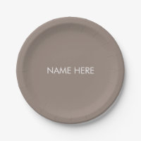 Angepasst mit Namen, Text minimalistisch beige Gre