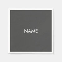 Angepasst mit Namen, Text minimalistisch Holzkohle