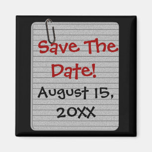 Angepasst Save the Date! Magnet