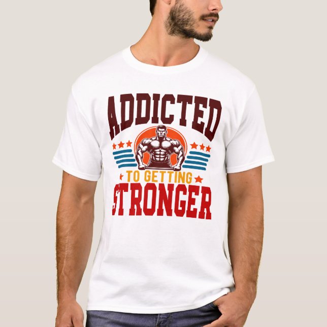 Angepasst, stärker zu werden T-Shirt (Vorderseite)