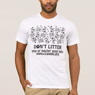 Angepasst verunreinigen Sie nicht den T - Shirt