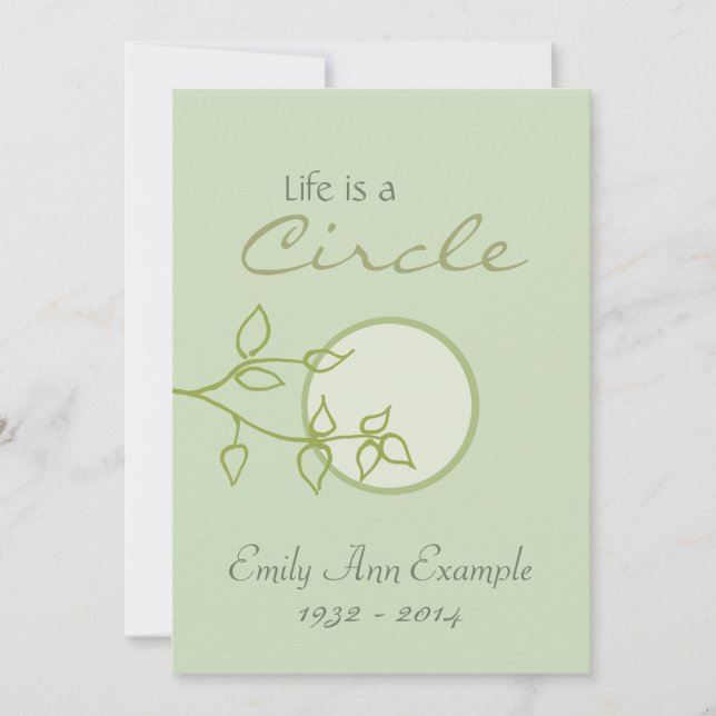 Angepasste Ankündigung des Todes (Blätter) (Vorderseite)