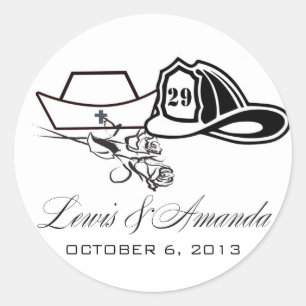 Angepasste Aufkleber für Feuerwehrmänner