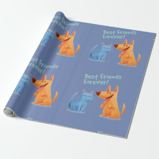 Angepasste beste Freunde für immer Geschenkpapier