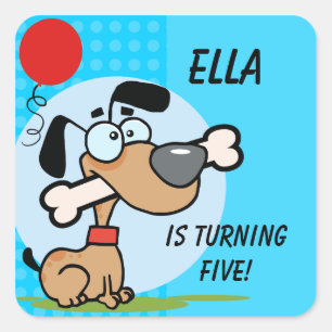 Angepasste Doppy-Sticker Quadratischer Aufkleber