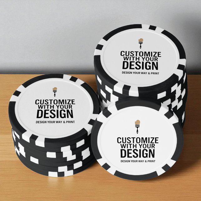 Angepasste Firmenmarke Individuell angepasst  Pokerchips (Von Creator hochgeladen)