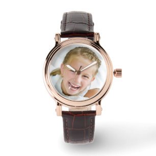 Angepasste Foto-Uhr hinzufügen Armbanduhr