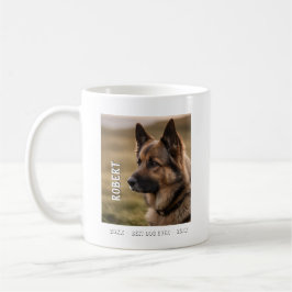 Angepasste Gedenkstätte für Haustiere bester Hund  Kaffeetasse