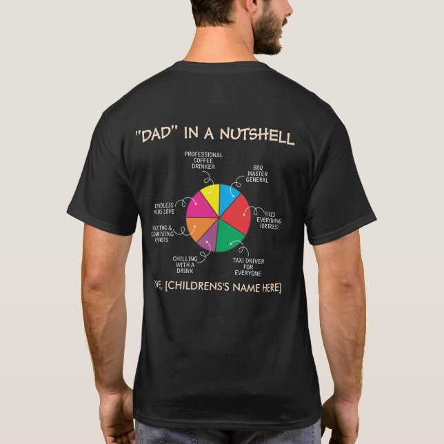 Angepasste Hobbys des Vaters  T-Shirt (Rückseite)