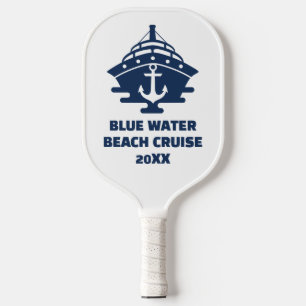Angepasste Kreuzfahrt mit nautischem Anker Pickleball Schläger