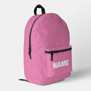 Angepasste minimalistische Initialnamen Bedruckter Rucksack