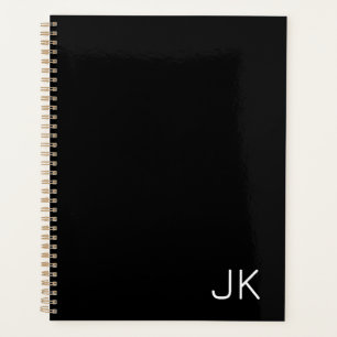 Angepasste minimalistische Initialnamen Planer