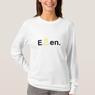 Angepasste mit Kapuze lange Hülse der Damen: Ellen T-Shirt