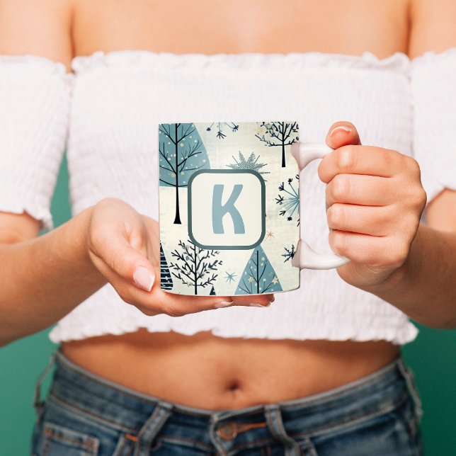 Angepasste Monografie Winter kommt Kaffeetasse (Von Creator hochgeladen)